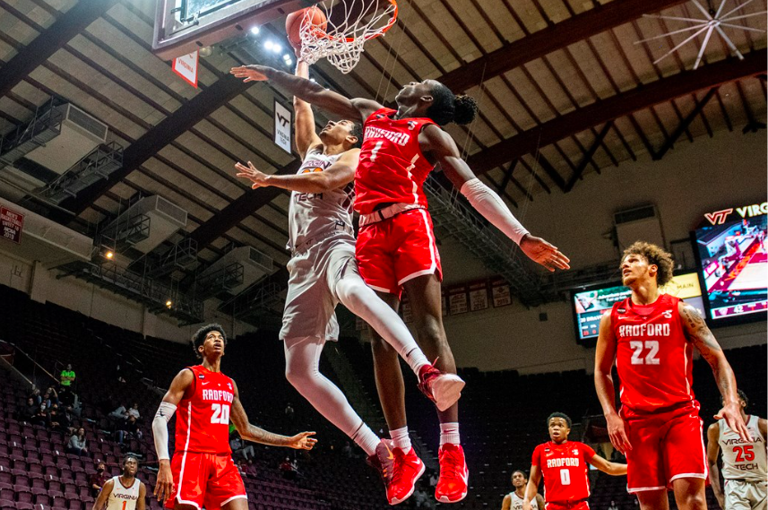 basketball v. Radford